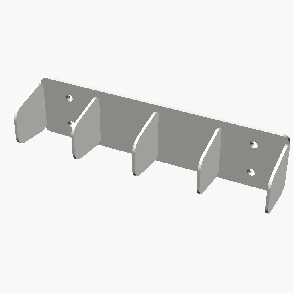 3D-modellen av Holder for grytelokk i skapet