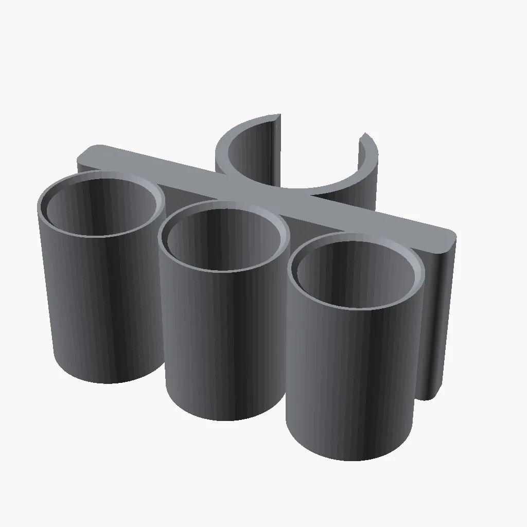 3D-modellen av Holder for støvsugermunnstykker