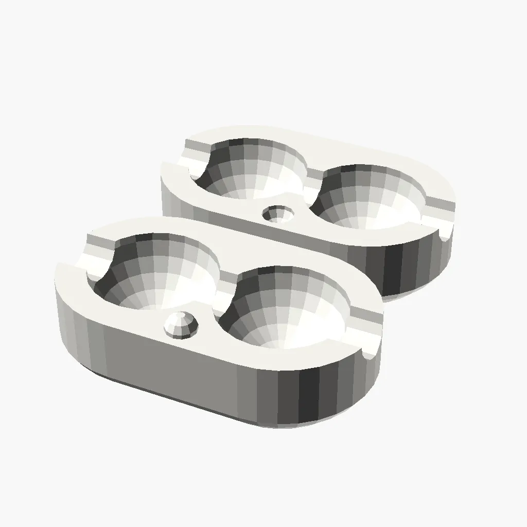 3D-modellen av Kjedelås for rullegardin, 4 stk