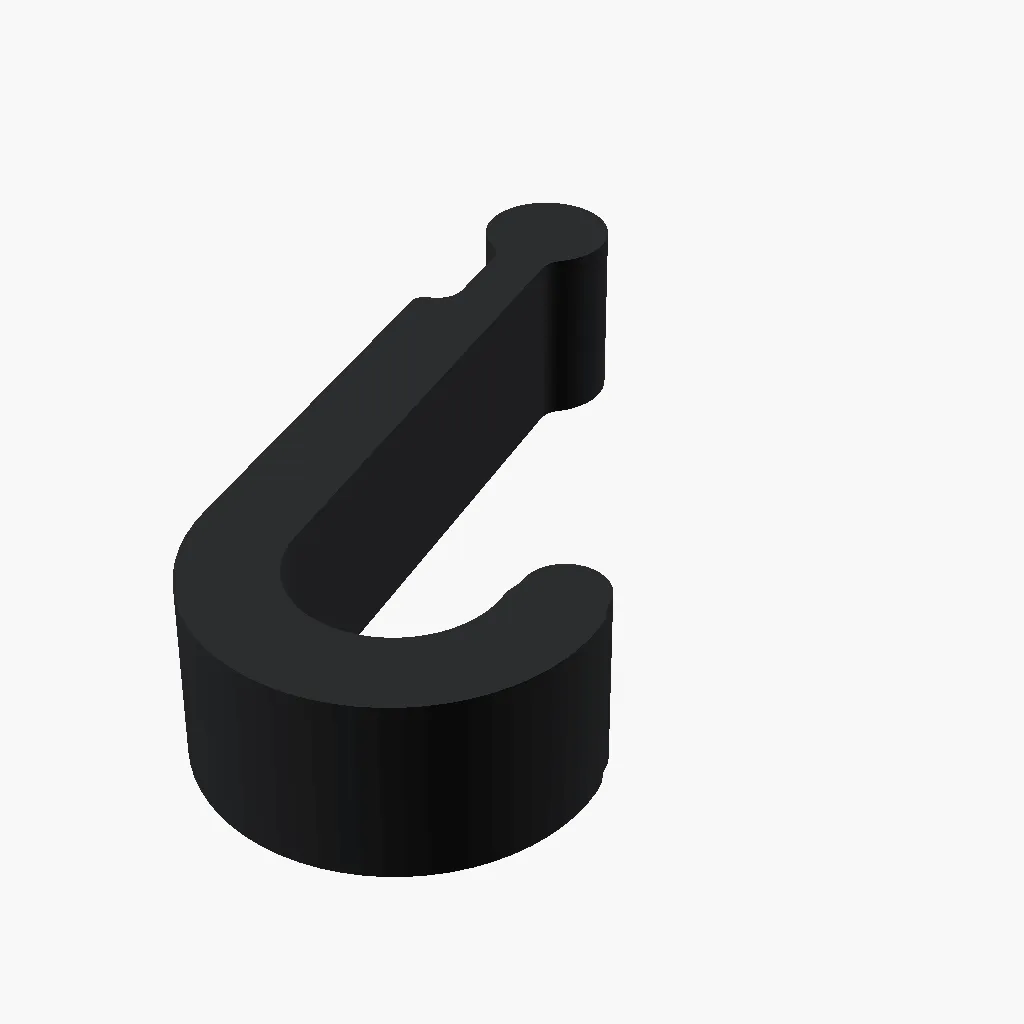 3D-modellen av Kroker for kederskinne, 6 stk
