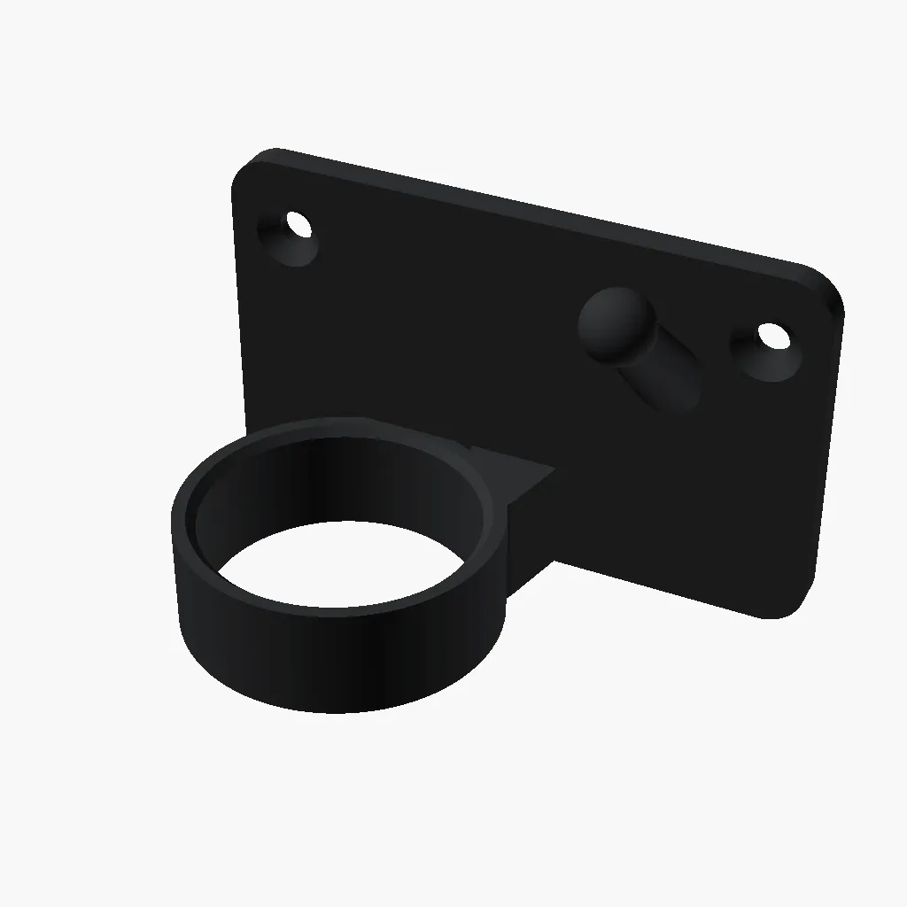 3D-modellen av Veggholder for hodelykt og lommelykt