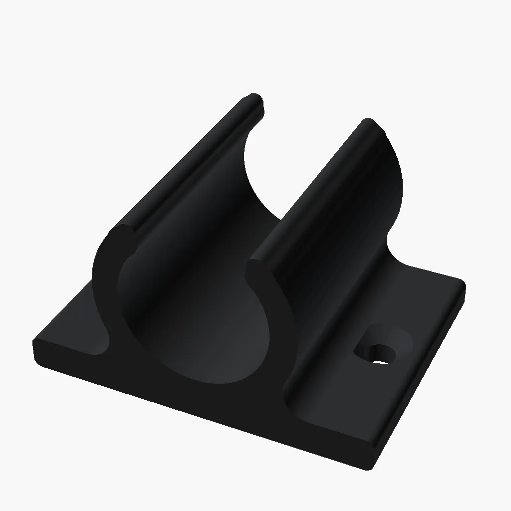 3D-modellen av Holder for sveiv til støttebein